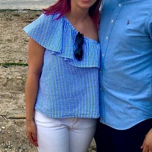 Vineyard Vines One-Shoulder Top